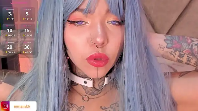 NinaInk online show from October 14, 2025, 1:01 pm