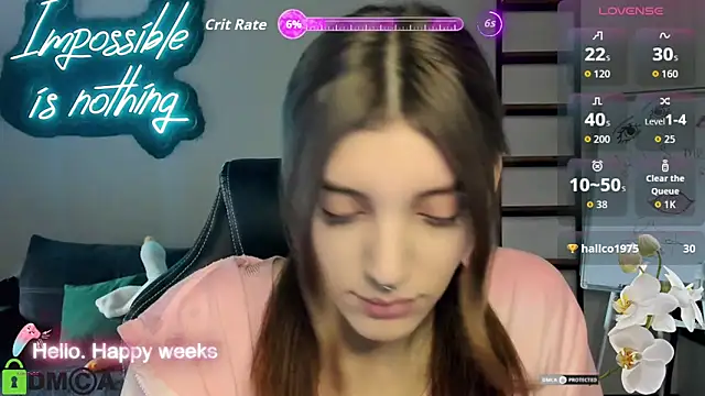 CherryBloom777 online show from October 13, 2025, 6:46 am