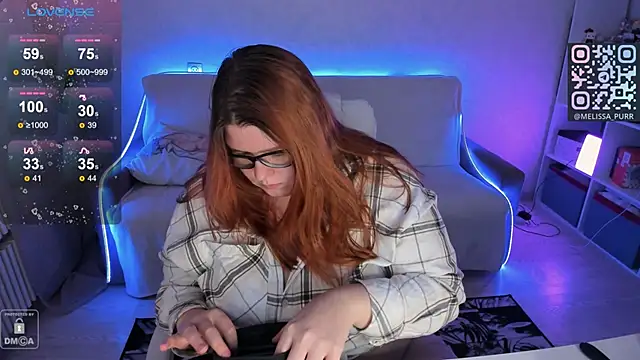 Melissa Purr online show from March 7, 2025, 8:22 pm