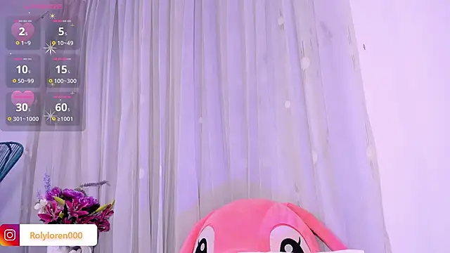 Snapshot of RolyLoren chatting on February 8, 2025, 12:28 am RolyLoren online show from February 8, 2025, 12:28 am