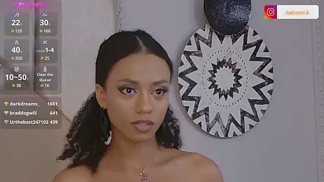 Nahomi King online show from January 10, 2025, 10:25 pm