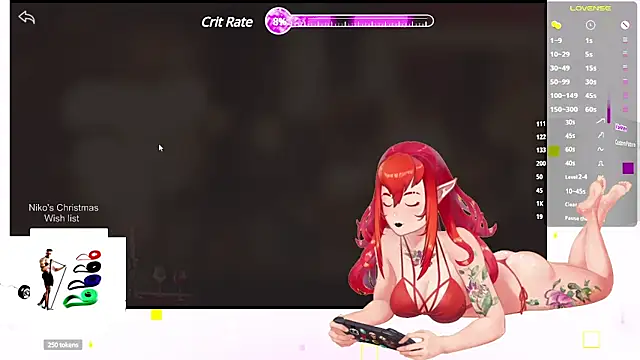 Snapshot of NikkoTyan chatting on December 22, 2024, 9:33 am NikkoTyan online show from December 22, 2024, 9:33 am