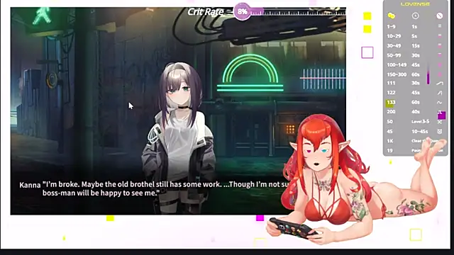 Snapshot of NikkoTyan chatting on March 9, 2025, 7:45 am NikkoTyan online show from March 9, 2025, 7:45 am