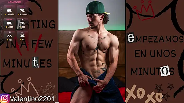 Valentino Xander online show from July 3, 2026, 1:56 am