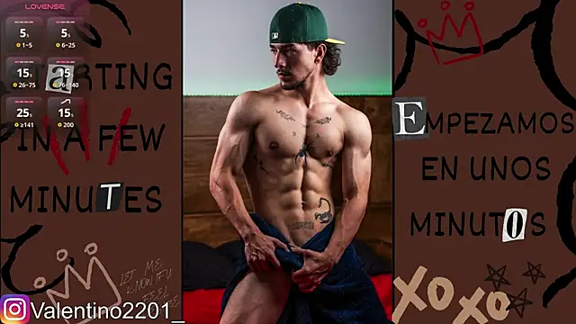 Valentino Xander online show from July 16, 2026, 12:27 am