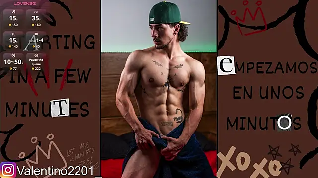 Valentino Xander online show from July 17, 2026, 3:24 am