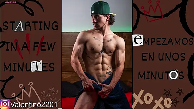Valentino Xander online show from July 23, 2026, 1:52 am