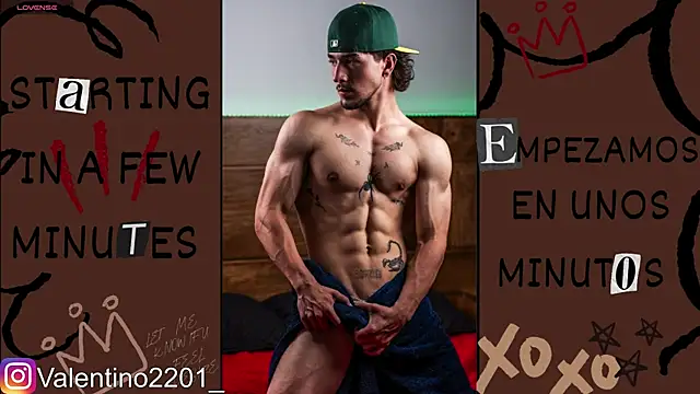 Valentino Xander online show from July 23, 2026, 1:58 am