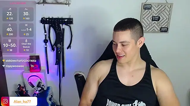 Alan hadid1 online show from January 25, 2025, 12:48 am