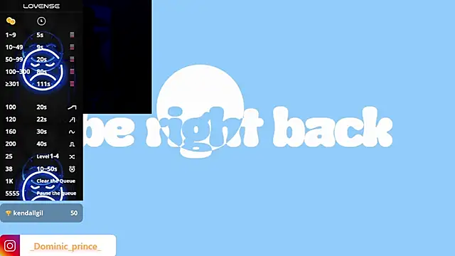 DominicPrince online show from September 16, 2025, 3:40 am