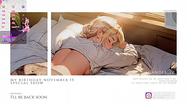 Candle  lz online show from March 18, 2025, 7:08 am