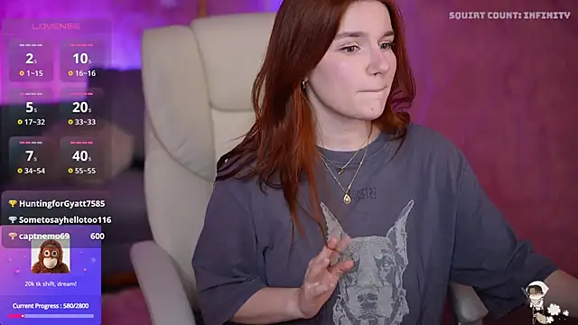 RedShinee online show from February 27, 2025, 5:02 am