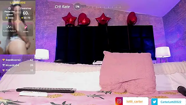 LottiCarter online show from February 20, 2025, 8:17 am