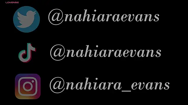 NahiaraEvans  online show from July 28, 2026, 3:46 am