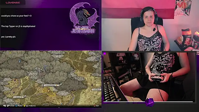 Snapshot of Rae-Suon chatting on February 21, 2025, 1:11 am Rae-Suon online show from February 21, 2025, 1:11 am