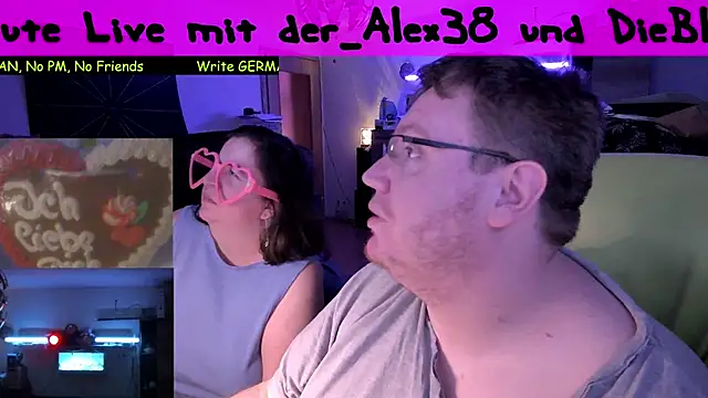 der alex38 online show from January 31, 2025, 9:05 pm