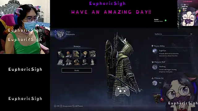 Snapshot of EuphoricSigh chatting on February 19, 2026, 7:43 pm EuphoricSigh online show from February 19, 2026, 7:43 pm