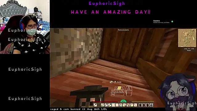 Snapshot of EuphoricSigh chatting on July 6, 2026, 7:38 am EuphoricSigh online show from July 6, 2026, 7:38 am