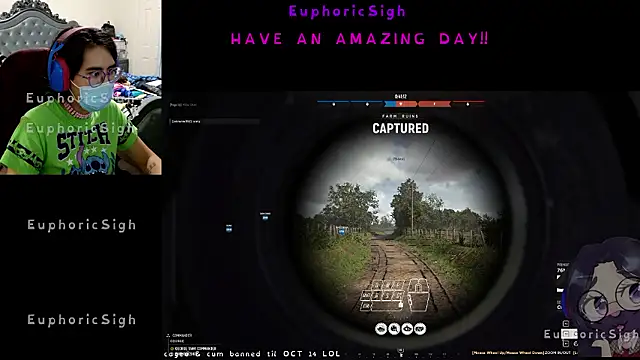Snapshot of EuphoricSigh chatting on July 13, 2026, 6:00 pm EuphoricSigh online show from July 13, 2026, 6:00 pm