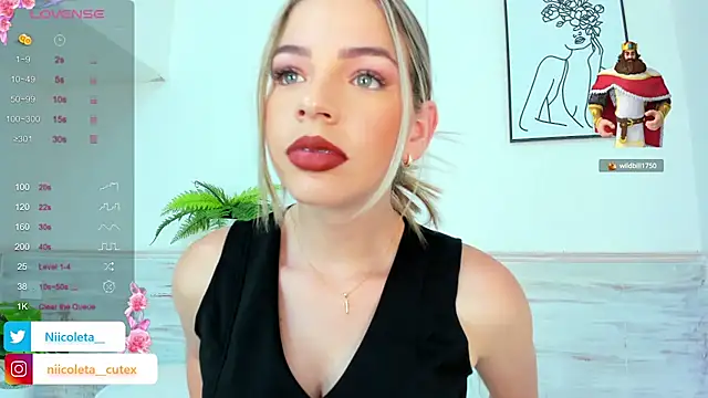 Snapshot of Niicoleta chatting on March 2, 2025, 8:07 pm Niicoleta online show from March 2, 2025, 8:07 pm