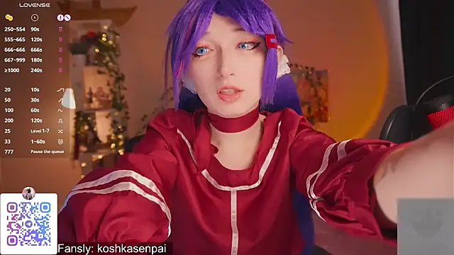 koshkasenpai online show from November 3, 2025, 7:20 am