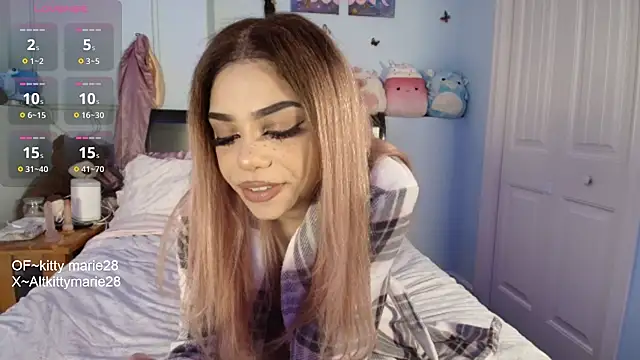 Snapshot of kittymarie28 chatting on February 24, 2026, 1:14 am kittymarie28 online show from February 24, 2026, 1:14 am