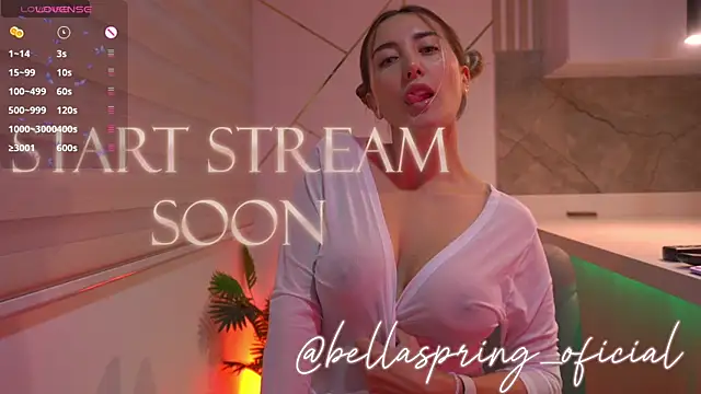 b3llaspringg online show from July 20, 2026, 11:07 pm