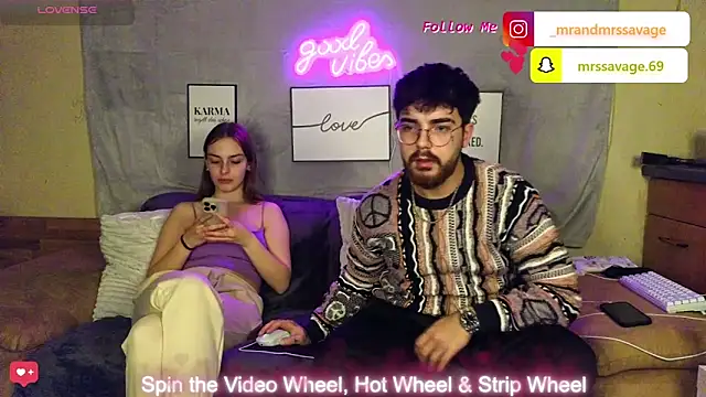 MrAndMrsSavage online show from January 14, 2025, 9:30 pm