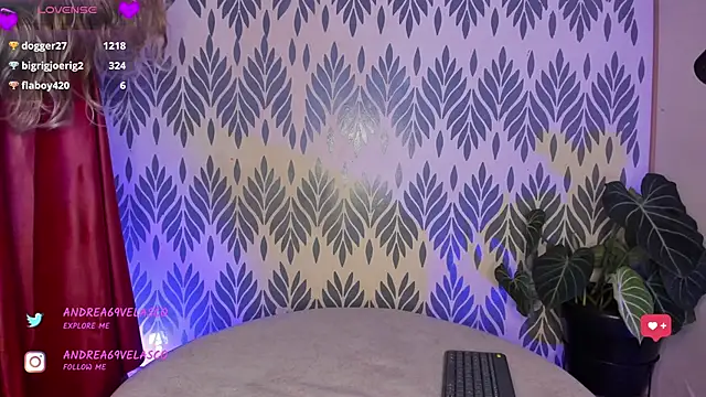 AndreaVelasco online show from January 31, 2025, 11:13 pm