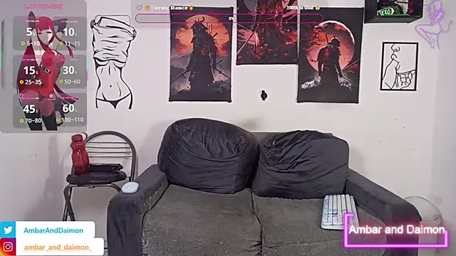 Snapshot of Ambar_and_daimon_ chatting on October 21, 2025, 4:08 pm Ambar and daimon online show from October 21, 2025, 4:08 pm