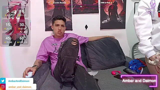 Snapshot of Ambar_and_daimon_ chatting on October 25, 2025, 6:32 am Ambar and daimon online show from October 25, 2025, 6:32 am