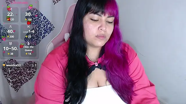 Pinky-Flower online show from February 12, 2025, 11:30 pm