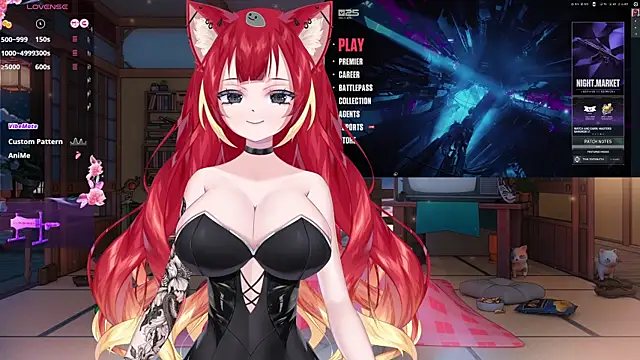 LewdKira VT online show from February 22, 2025, 10:07 am