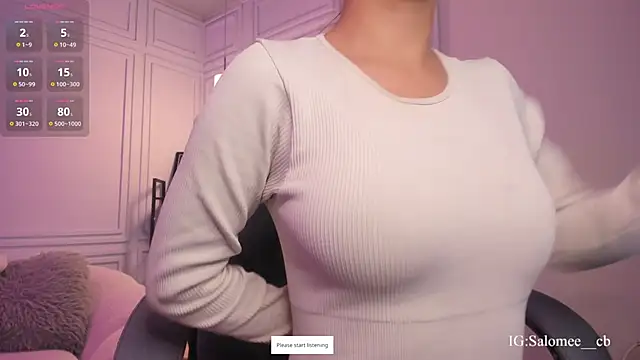 Salome  evans online show from December 15, 2025, 2:43 pm