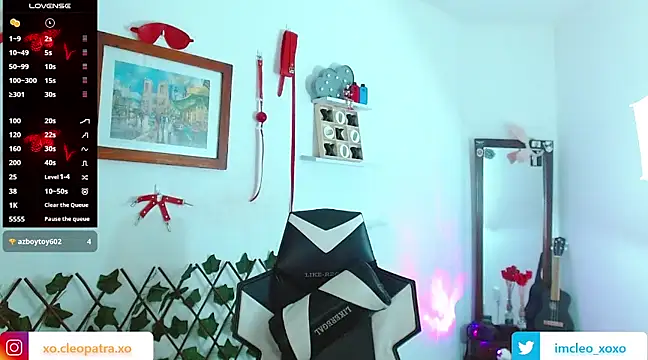 Snapshot of imcleo_xoxo chatting on March 6, 2025, 9:47 am imcleo xoxo online show from March 6, 2025, 9:47 am