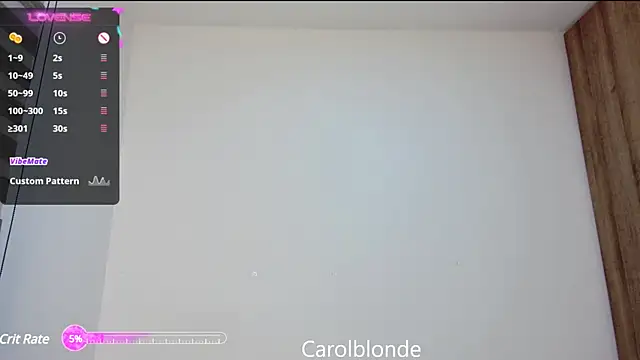 Snapshot of Carolblonde chatting on February 8, 2025, 11:13 pm Carolblonde online show from February 8, 2025, 11:13 pm