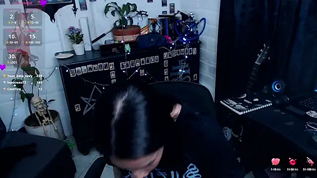 Nyx Blackmoon online show from March 15, 2025, 8:54 pm