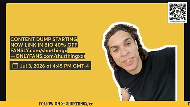 Snapshot of shurthingx chatting on July 3, 2026, 9:32 pm shurthingx online show from July 3, 2026, 9:32 pm