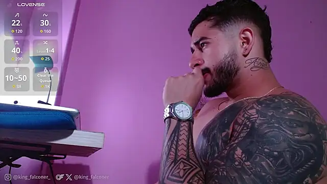 king falconer online show from March 25, 2026, 3:45 am