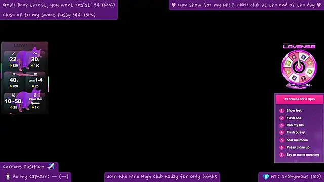 Snapshot of CabinCrush chatting on May 7, 2026, 6:57 pm CabinCrush online show from May 7, 2026, 6:57 pm