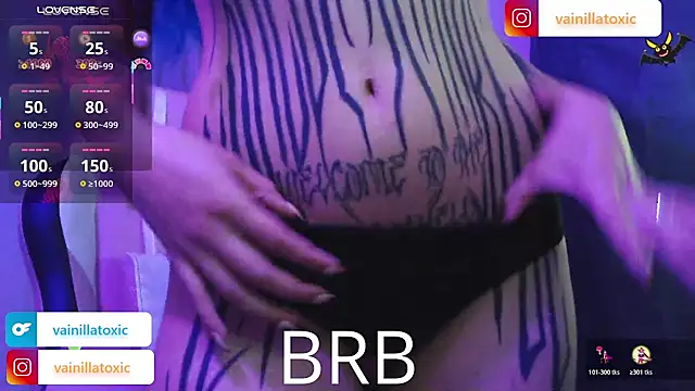 vainilla doll online show from February 10, 2026, 12:59 am