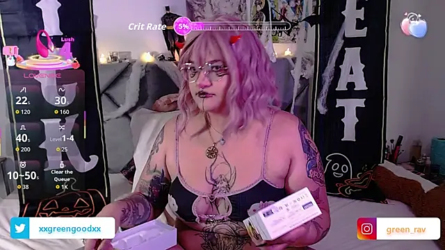 Snapshot of XxGreenGoodxX chatting on October 28, 2025, 9:50 pm XxGreenGoodxX online show from October 28, 2025, 9:50 pm