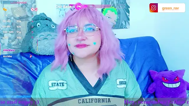 XxGreenGoodxX online show from June 19, 2026, 6:56 pm
