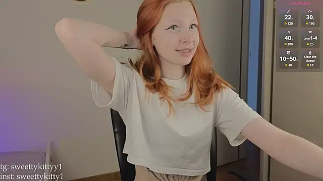 Snapshot of sweettykitty chatting on July 10, 2026, 1:14 pm sweettykitty online show from July 10, 2026, 1:14 pm
