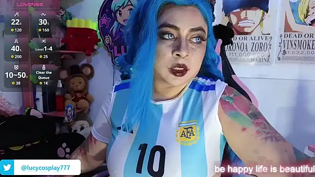 Lucycosplay777 online show from June 12, 2026, 10:30 pm