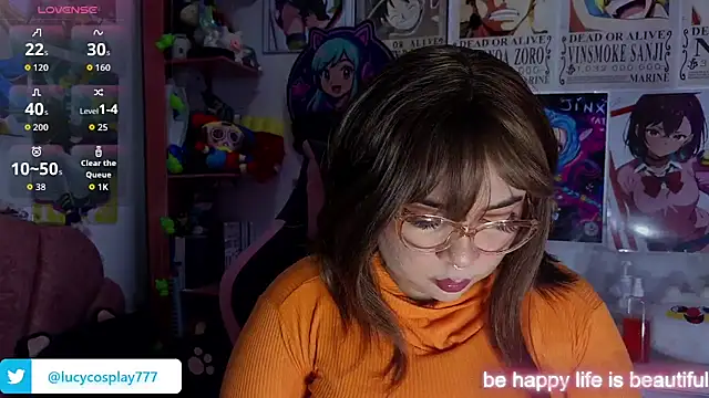 Lucycosplay777 online show from July 6, 2026, 2:14 pm