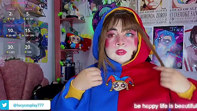 Lucycosplay777 online show from July 8, 2026, 3:27 pm