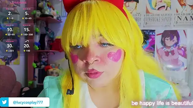 Lucycosplay777 online show from July 9, 2026, 3:16 pm