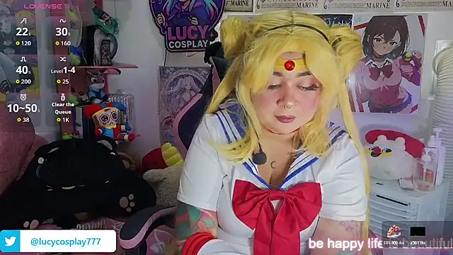 Lucycosplay777 online show from July 11, 2026, 4:21 pm