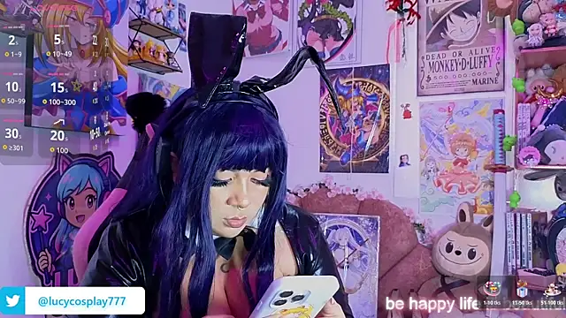 Lucycosplay777 online show from July 27, 2026, 7:32 pm